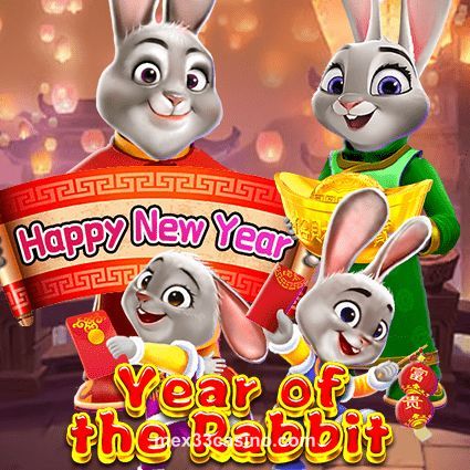 Imagen del juego Year of the Rabbit en mex33 casino